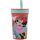 Disney Minnie Maus Kunststoff-Trinkbecher mit auslaufsicherem Silikon-Strohhalm - 420 ml