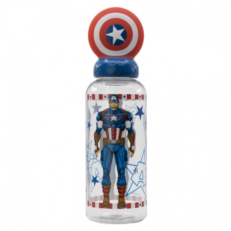 3D KUNSTSTOFFFLASCHE 560 ML AVENGERS - CAPTAIN AMERICA