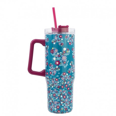 ISOLIERTER EDELSTAHL XL REISEBECHER 940 ML MICKEY MAUS