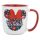 MINNIE MAUS mikrowellengeeigneter Premium-Keramikbecher in Geschenkbox - 380 ML