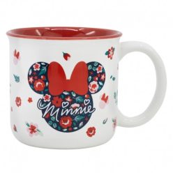   KERAMIKFRÜHSTÜCKSBECHER 415 ML IN GESCHENKBOX MINNIE MAUS GARTEN