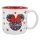 KERAMIKFRÜHSTÜCKSBECHER 415 ML IN GESCHENKBOX MINNIE MAUS GARTEN