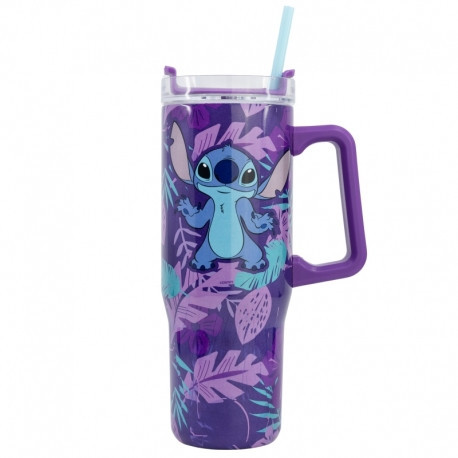 ISOLIERTER EDELSTAHL XL REISEBECHER 940 ML STITCH