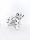 HUND DALMATA STEHEND 24CM