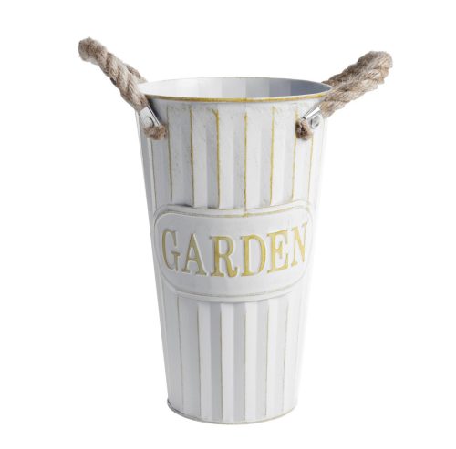 BADVASE WEISS BLUMEN+GAR 15*25