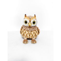 EULE STEHEND CREME-BRAUN 25CM