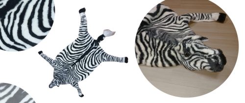 ZEBRA TEPPICH 110CM