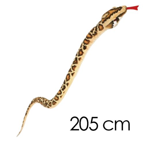 SCHLANGE BRAUN           205CM