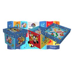   Mickey Maus Spielzeugkorb 20L (4-in-1 Gesellschaftsspiel, Aufbewahrung, Sonnenschutz, Stuhl)