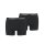 Head Basic Herrenunterhose - Baumwollboxershorts - 2 Stück/Packung - Schwarz - S
