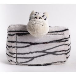 KATZE BILD/WEISS GESTREIFT 17CM