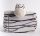 KATZE BILD/WEISS GESTREIFT 17CM