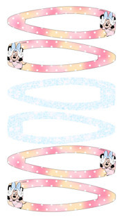 Minnie Maus Haarspangen-Set 3-teilig