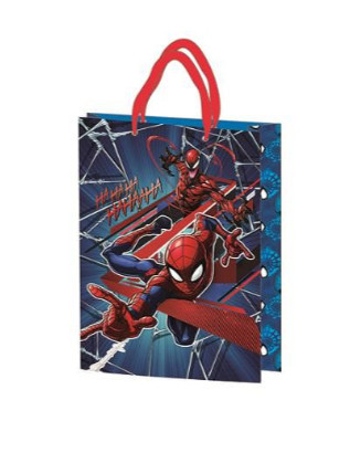 Geschenktüte 34x26x12cm. 4ass FSC Spiderman