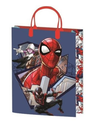 Geschenktüte 32x27x10cm, laminierte Kunststoffoberfläche - Spiderman