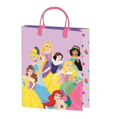 Geschenktüte 32x27x10cm, laminierte Kunststoffoberfläche - Disney Princess