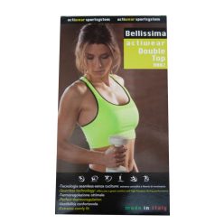 Nahtloser Sport-BH für Damen - UV-Grün - S/M