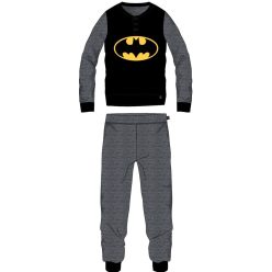   Batman Herren dünner Baumwollpyjama - Jersey-Pyjama - Schwarz-Dunkelgrau