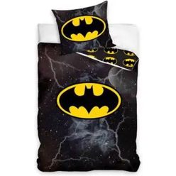 BATMAN Blitz Bettwäsche aus 100% Baumwolle 140x200 + 65x65