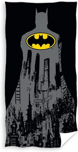 Batman Kinder-Strandtuch - 100% Baumwolle - 70x140 cm - Schwarz