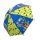 Bing Kinder Halbautomatik-Regenschirm - 74cm - Blau und Grün