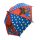 Bing Kinder Halbautomatik-Regenschirm - 74cm - Blau und Rot