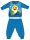 Baby Shark Winter Warmes Baby Pyjama - Baumwollflanell Pyjama - Hellblau - 80