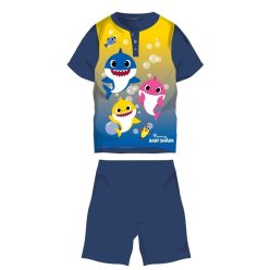   Baby Shark nyári rövid ujjú gyerek pizsama - pamut jersey pizsama