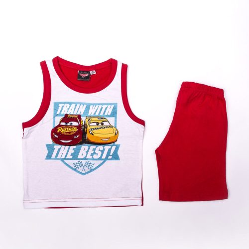 Cars Jungen Baumwoll-Sommer-Set - Trikot-Shorts-Set - Rot - 110