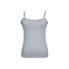 Damen-Zweiteiliges Camouflage-Unterwäsche-Set - Baumwoll-Sportunterwäsche - Sportslip-mit breiten Trägern - grau - L