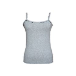   Damen-Zweiteiliges Camouflage-Unterwäsche-Set - Baumwoll-Sportunterwäsche - Sportslip-mit breiten Trägern - grau - L