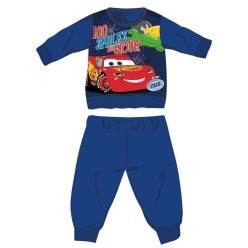   Disney Cars Winter Dickes Baby Pyjama - Baumwollflanell Pyjama - Dunkelblau - 98