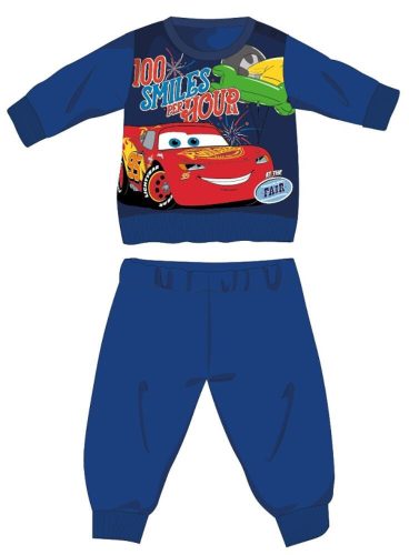 Disney Cars Winter Dickes Baby Pyjama - Baumwollflanell Pyjama - Dunkelblau - 98