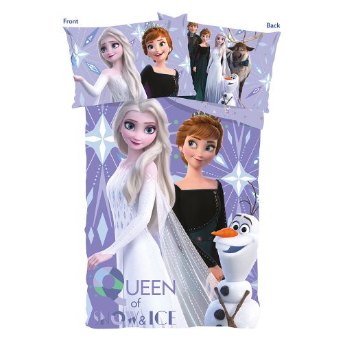 Eiskönigin Lass es Schneien Kinderbettwäsche-Set 100% Baumwolle - 100*135cm + 40x60cm