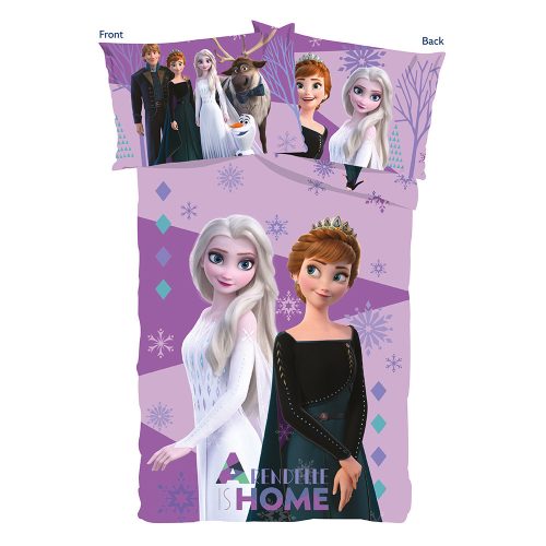 Eiskönigin Elsa und Anna Kinderbettwäsche-Set 100% Baumwolle - 100*135cm + 40x60cm