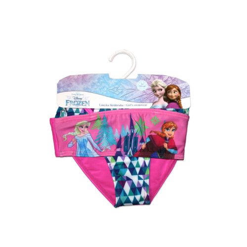 Disney Eiskönigin Zweiteiler-Badeanzug für Mädchen - Karomuster - hellrosa - 98