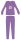 Disney Eiskönigin Flanell-Baumwoll-Pyjama - dickes Winter-Kinder-Pyjama - lila - 110