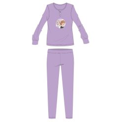   Disney Eiskönigin Flanell-Baumwoll-Pyjama - dickes Winter-Kinder-Pyjama - helllila - 110
