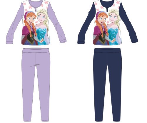 Disney Eiskönigin Jersey Kinder-Pyjama - blau - 110