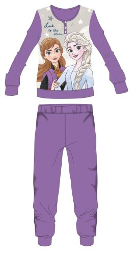 Disney Frozen Polar Fleece Pyjama - Winter Thick Children's Pyjama - Purple - 110