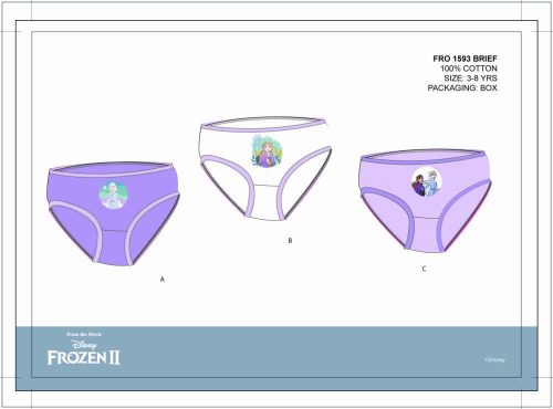 Disney Eiskönigin Mädchenunterhose - 3er-Pack Baumwollunterhose - 98-104