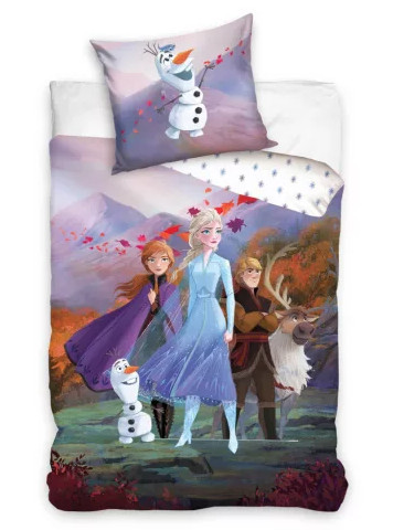 Frozen Bettwäsche-Set 100% Baumwolle 140x200 + 70x90