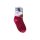 Rutschfeste Kindersocken - Die Eiskönigin - Vollplüsch - Anna Muster - Bordeaux-Pink - 27-30