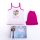 Eiskönigin Mädchen Baumwollpyjama - ärmelloser Pyjama - Sommer-Set - Pink - 128