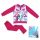 Winter Baumwoll Kinderpyjama - Die Eiskönigin - pink - 104