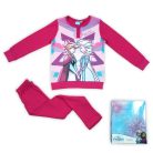 Winter Baumwoll Kinderpyjama - Die Eiskönigin - pink - 122