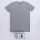 Herren T-Shirt - Baumwolle - grau - M