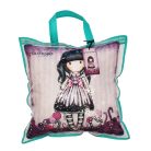 Gorjuss Kissen, Dekokissen - 40x40 cm - lila-rosa