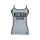 Damen Baumwoll-Zweiteiliges Sportunterwäsche-Set - Sportslip-Spaghettiträger-Top - grau - S