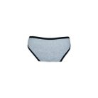 Damen Baumwoll-Zweiteiliges Sportunterwäsche-Set - Sportslip-Spaghettiträger-Top - grau - S